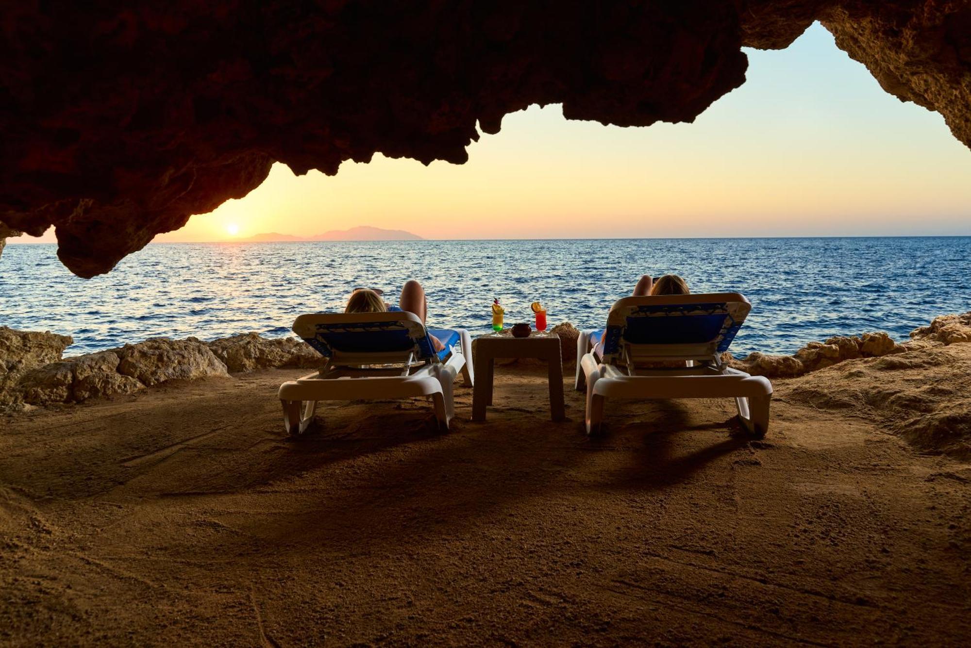 Dreams Beach Resort - Sharm El Sheikh Eksteriør billede Sunset at the beach
